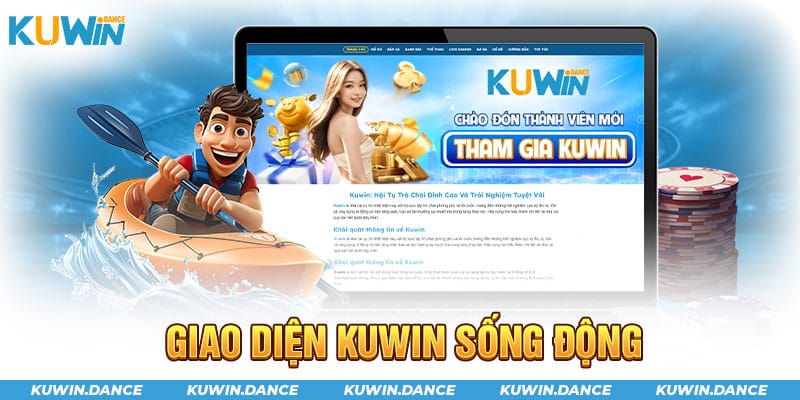 giao diện nhà cái Kuwin cực đẹp